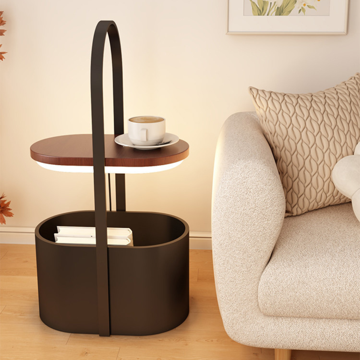 Floor Lamp with Storage