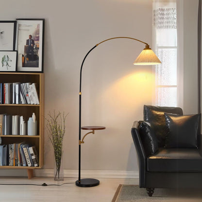 Arc Minimalist Floor Lamp with Table