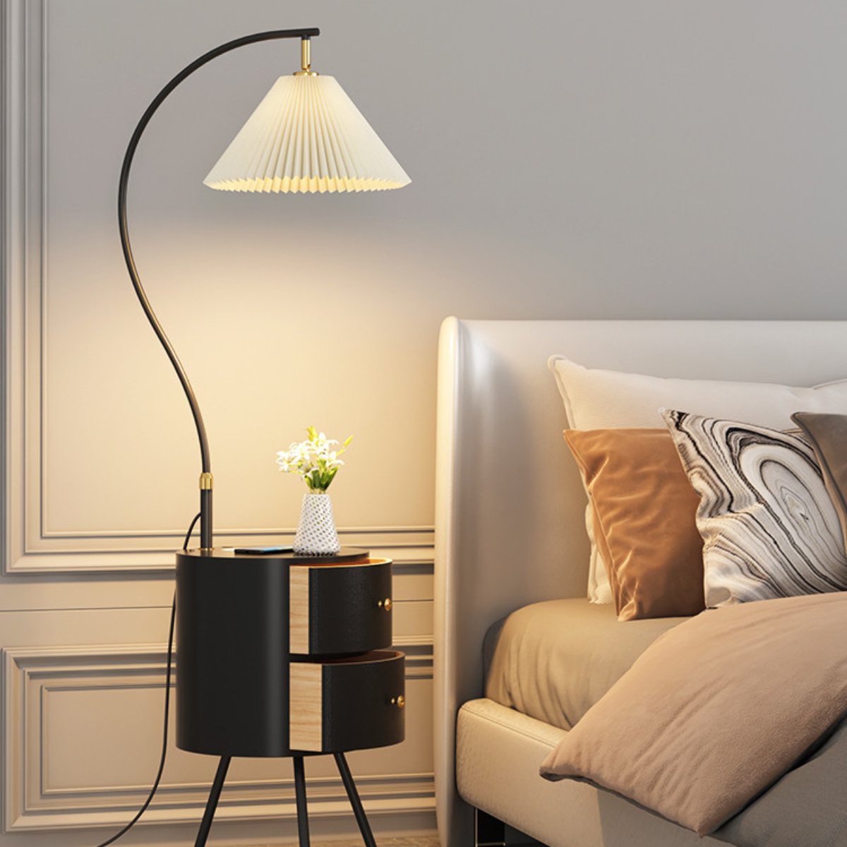 Double Storage Elegant Arch Floor Lamp - Geelamp - Online - Shop