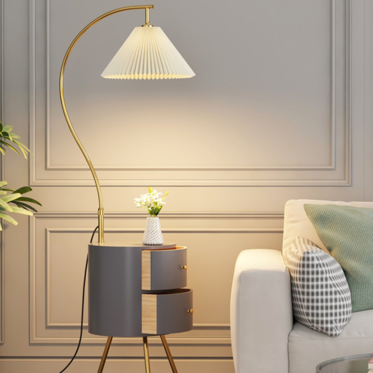 Double Storage Elegant Arch Floor Lamp - Geelamp - Online - Shop