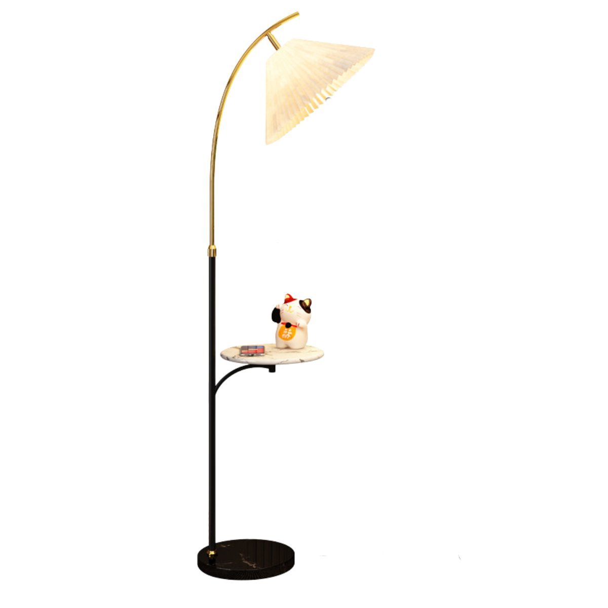 Modern Minimalist Floor Lamp with Marble Side Table - Geelamp - Online - Shop