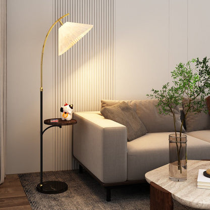 Modern Minimalist Floor Lamp with Marble Side Table - Geelamp - Online - Shop