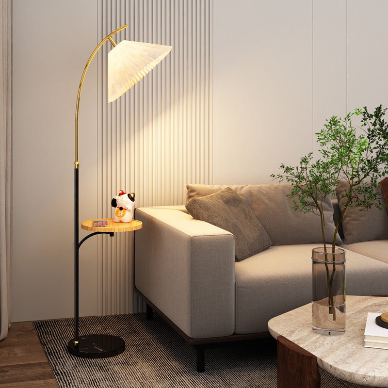 Modern Minimalist Floor Lamp with Marble Side Table - Geelamp - Online - Shop