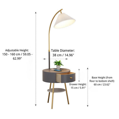 Storage Elegant Arch Floor Lamp - Geelamp - Online - Shop